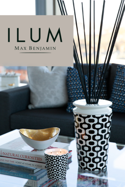MAX BENJAMIN naujiena – prabangios ILUM kolekcijos aromatas LATIN jau THE HOME STORY salone!