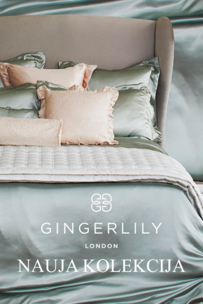 GINGERLILY šilkinės patalynės asortimentą papildė trys naujos spalvos, kurių miegamojo tekstilės gaminius jau galite rasti THE HOME STORY salone!